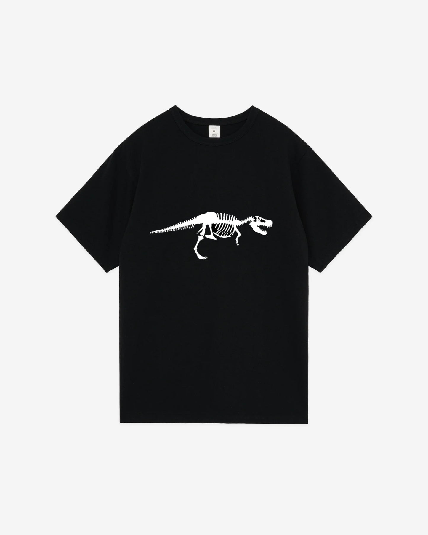 T-rex short sleeve black T-shirt or white
