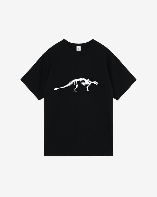 Ankylosaurus short sleeve black T-shirt or white